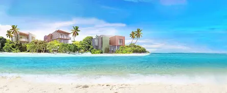 beaches of Bo Islands on north coast